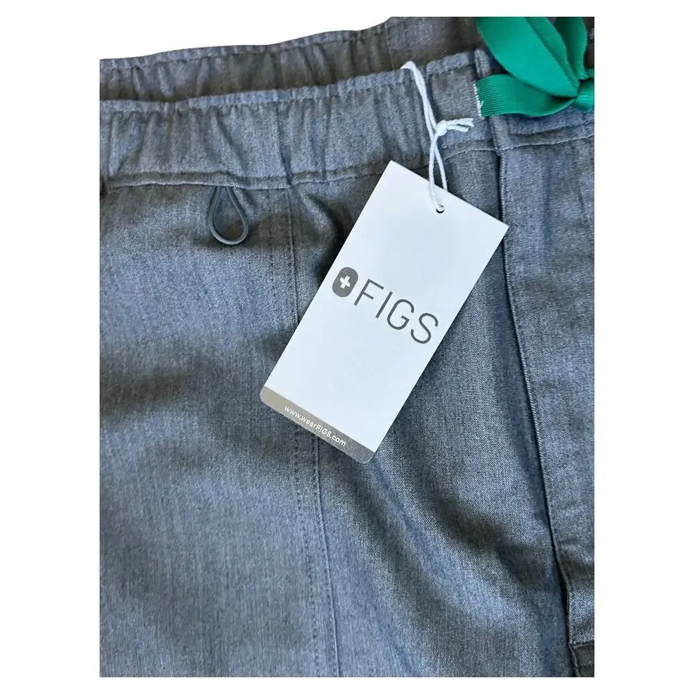 NWT Figs Men’s Graphite Cairo 9 Pocket Cargo Scrub Pants Size XL